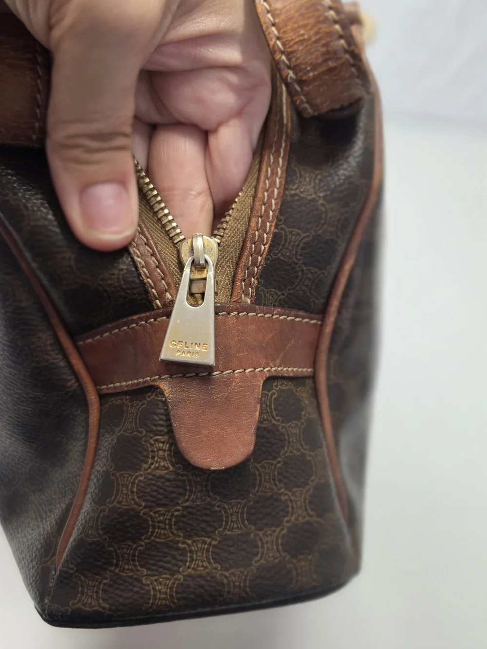 Vintage Celine Macadam Dome Bag